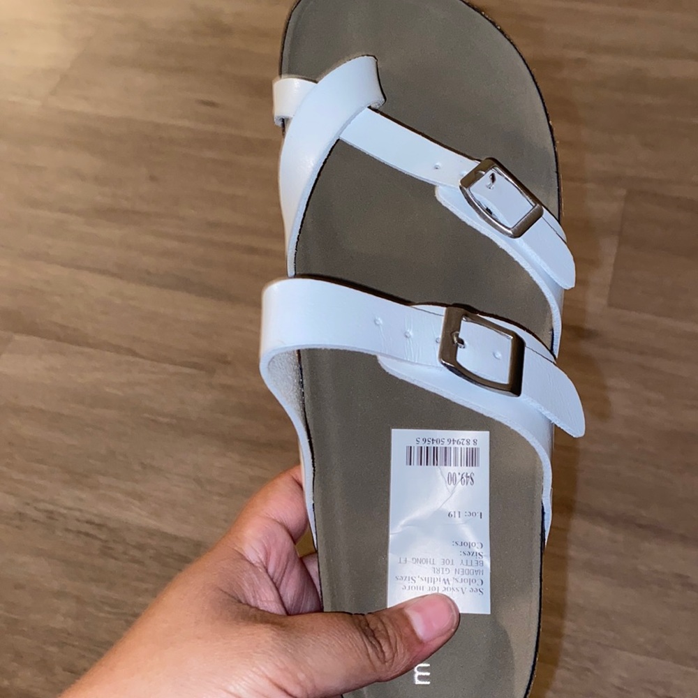 Madden Girl white Sandals